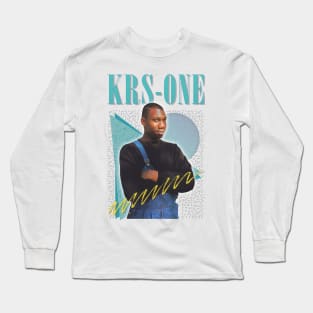 KRS-ONE / 90s Aesthetic Long Sleeve T-Shirt